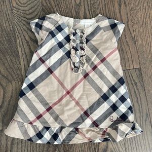 Adorable! Baby girl 6M BURBERRY dress! So cute!